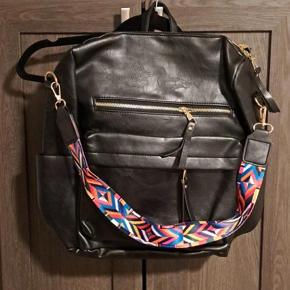 1 left😄New faux leather versatile backpack - Picture 12 of 15